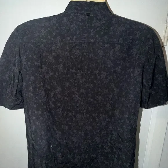 RAG & BONE Dalton Floral Short Sleeve Button-Up Shirt-L - Picture 7 of 12